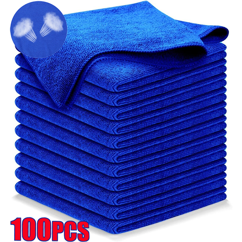 Commercial Kitchen Towels - 50/100PCS Car Wash Microfiber Cleaning Towel