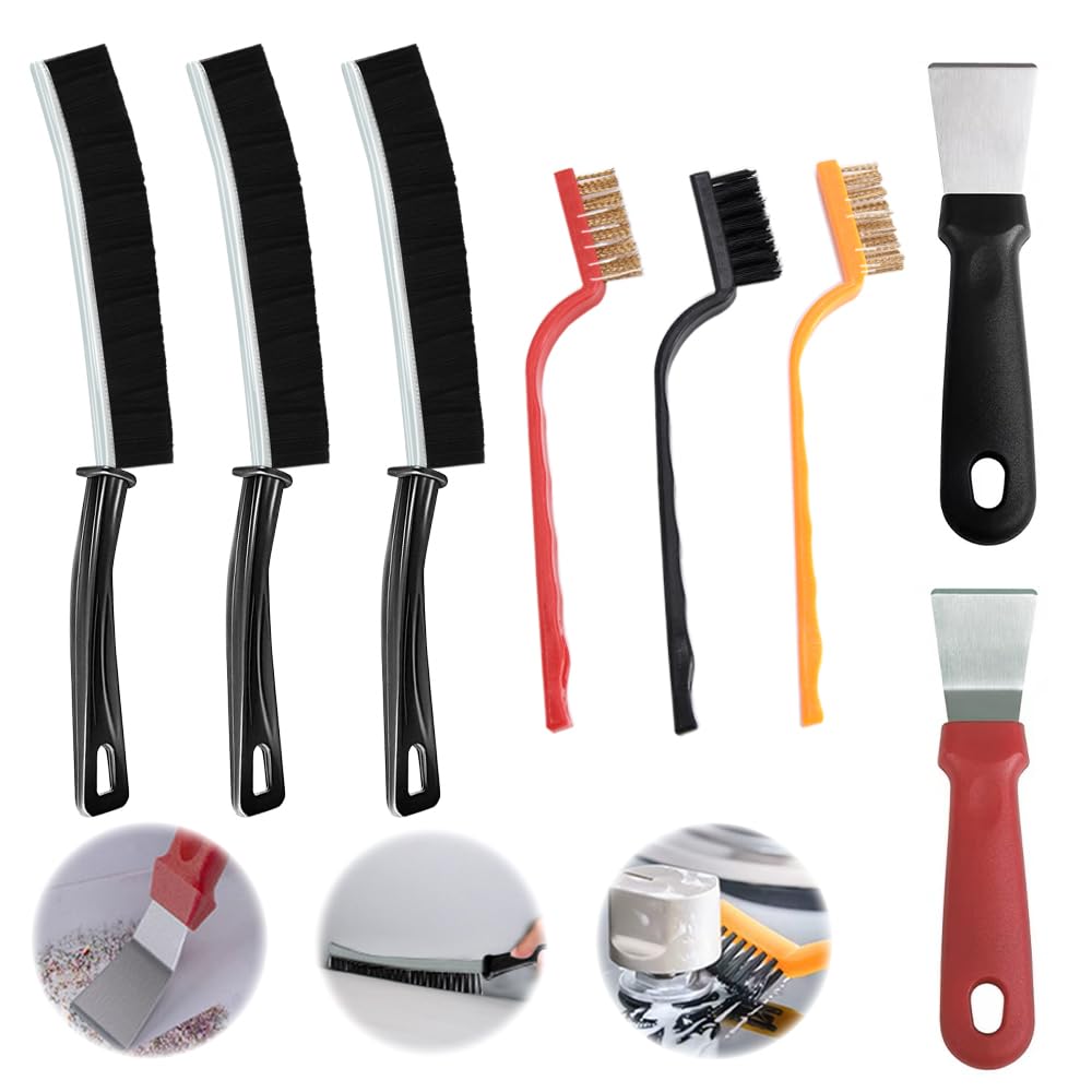 Commercial Kitchen Hood Cleaning - 5/6/7pcs Cleaning Tool Set Multi-Surface Durable