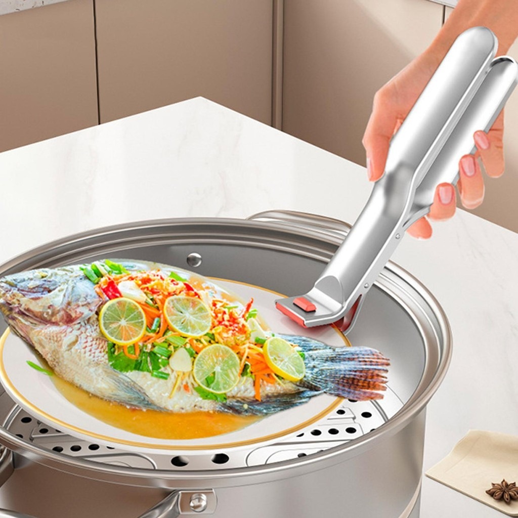 Commercial Kitchen Steamer - Stainless Steel Gripper Clips Hot Dish