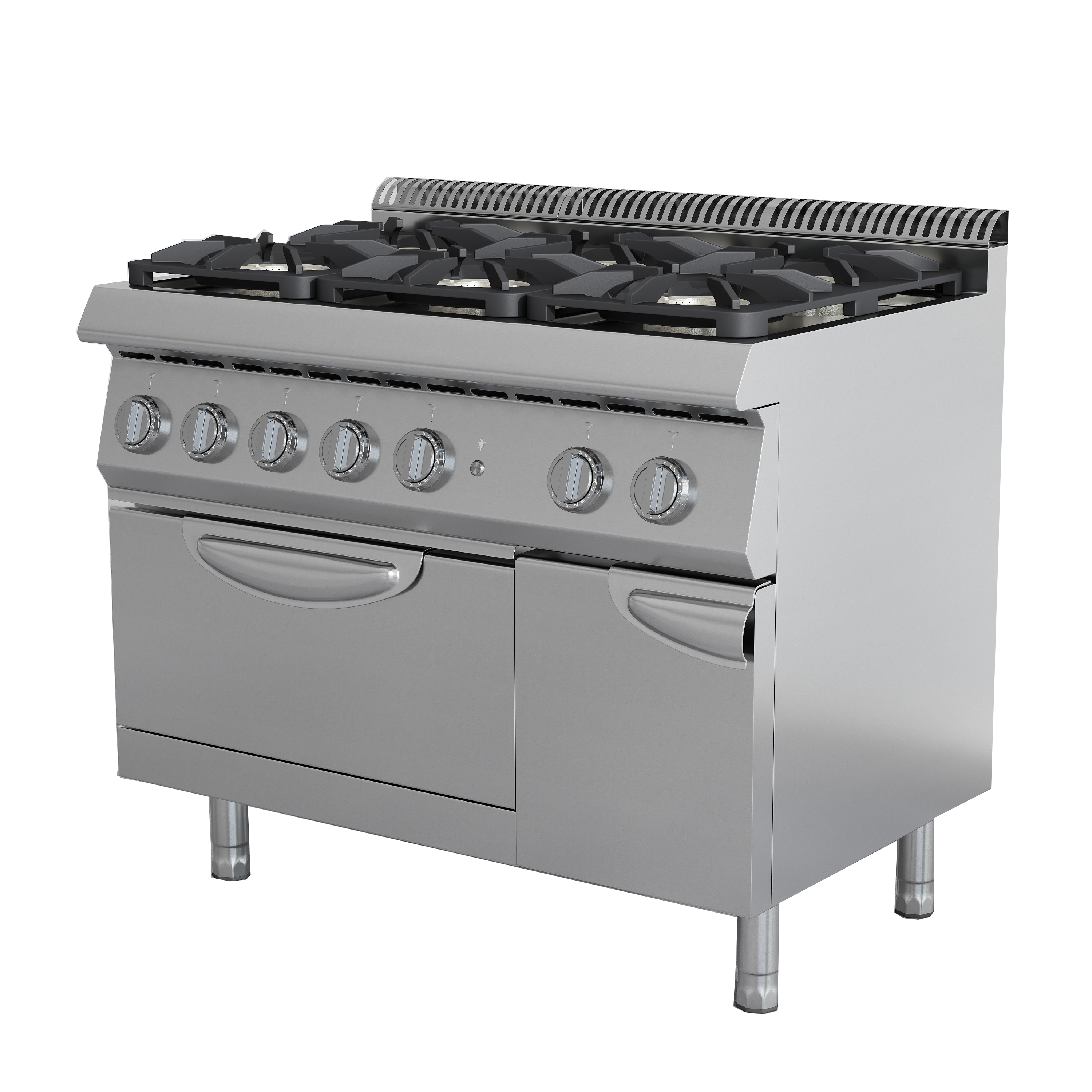 Commercial Kitchen Kitchen - Commercial Gas Stove Stainless Steel Kitchen