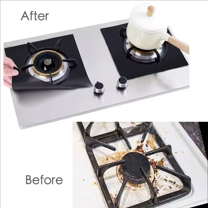 2/4/8Pcs Gas Stove Protector C - огляд і ціна Commercial Kitchen Hood Cleaning