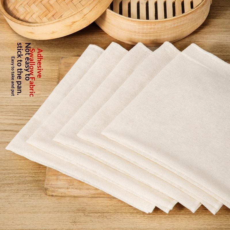 3Pcs Pure Round Cotton Steamer - огляд і ціна Commercial Kitchen Towels