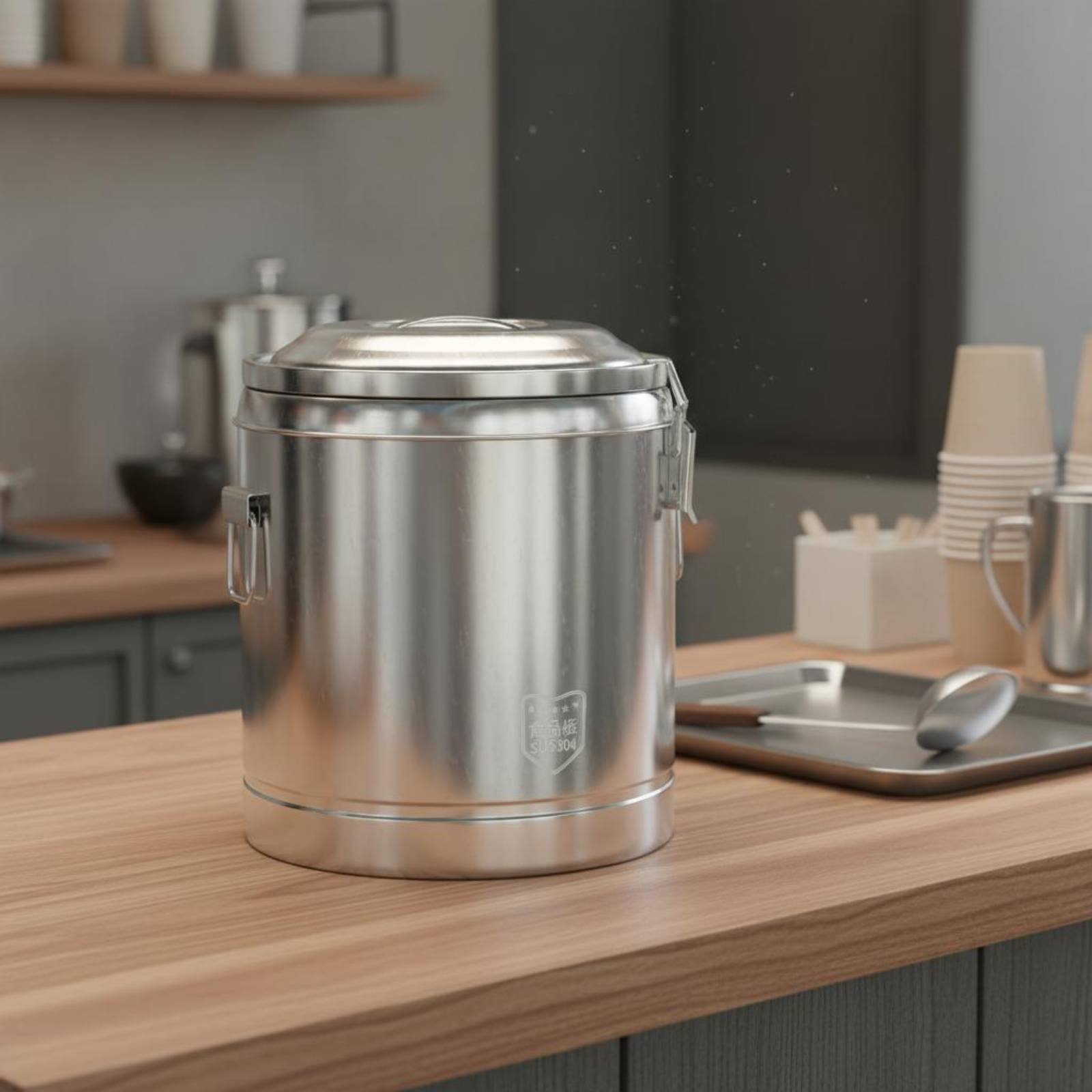 Stainless Steel Insulated Barr - огляд і ціна Cold Drink Dispenser