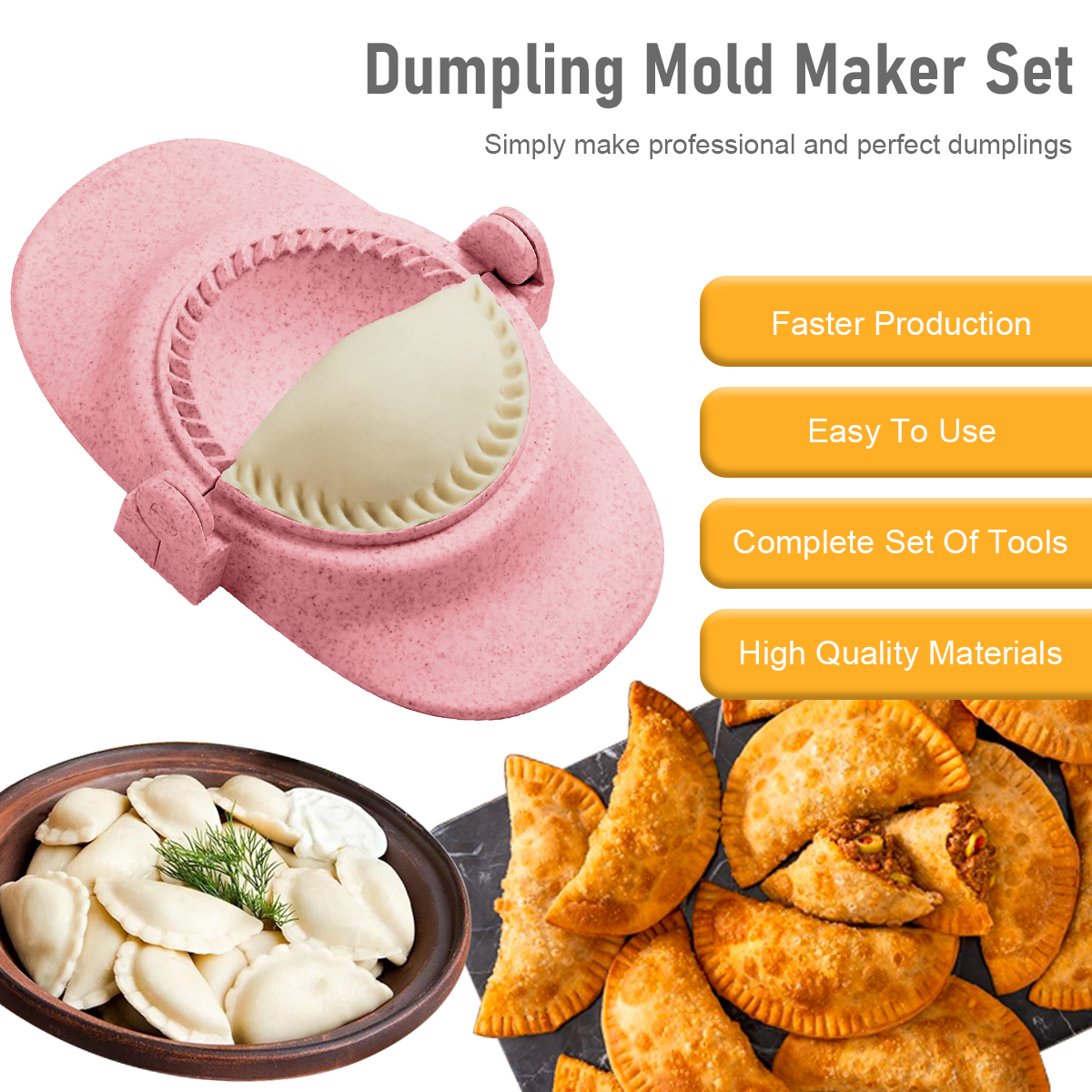 7Pcs Dumpling Maker Reusable D - огляд і ціна Commercial Kitchen Products