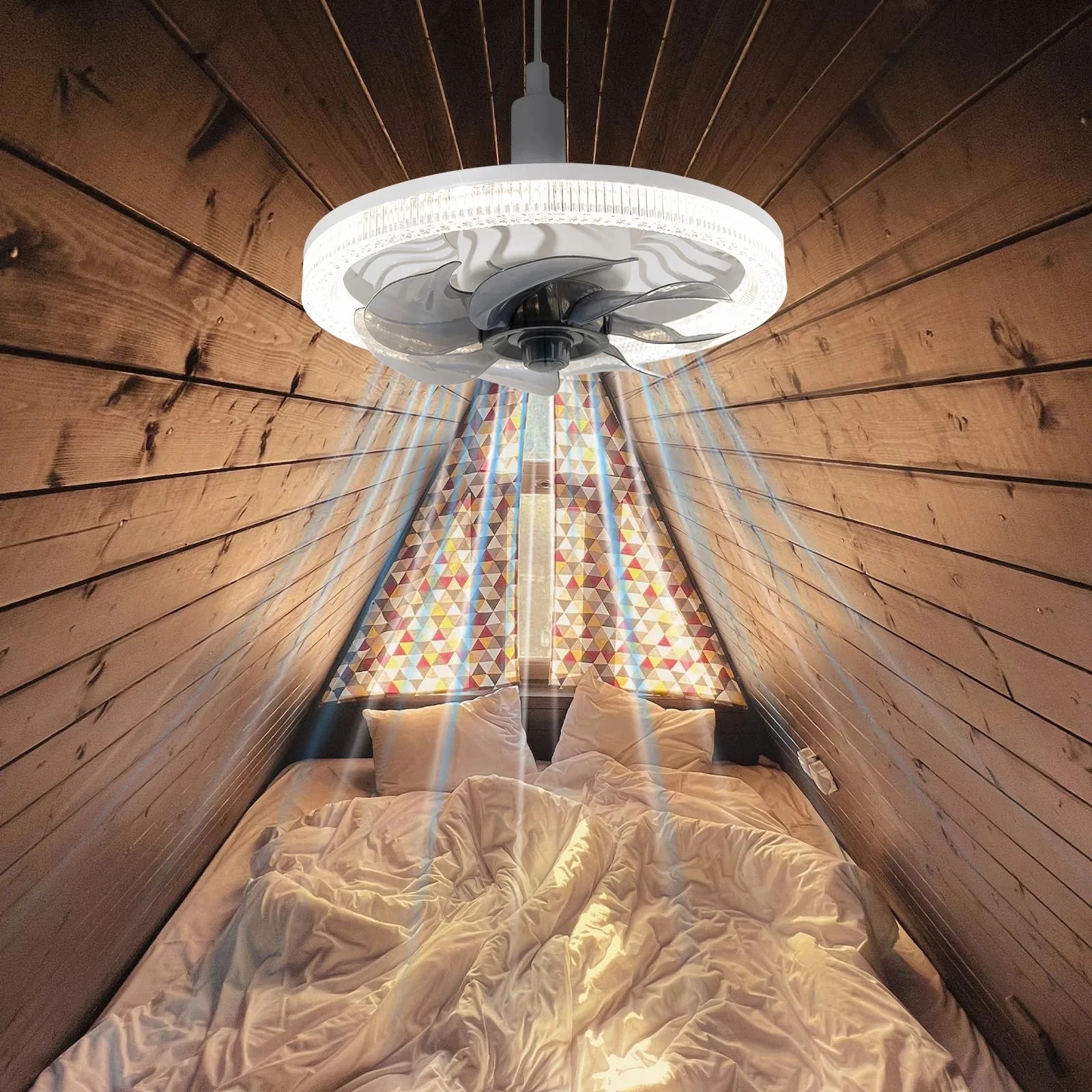 Smart LED Ceiling Fan Light wi - огляд і ціна Commercial Kitchen Lights