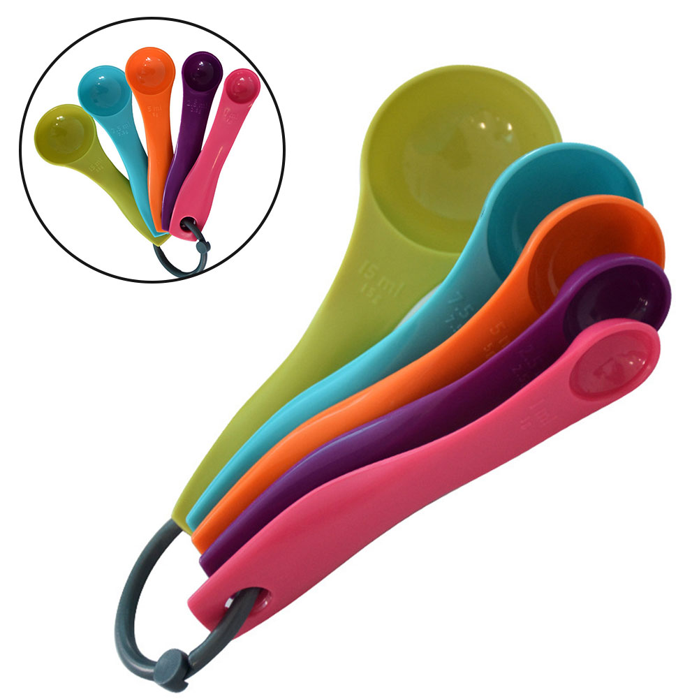 5-Piece Colorful Salt Oil Spoo - огляд і ціна Commercial Kitchen Products