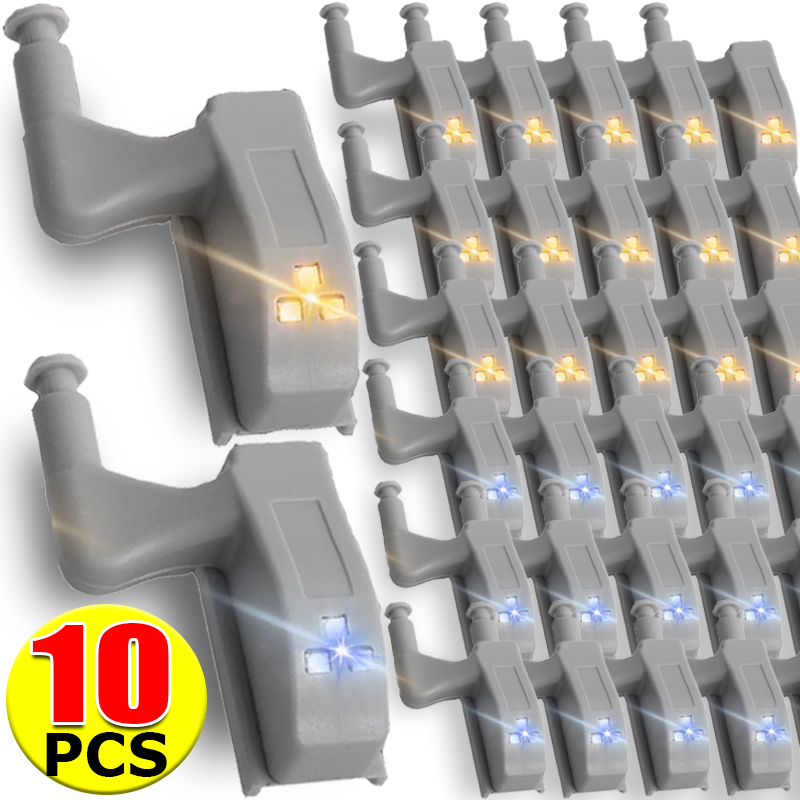 1/10pcs LED Inner Hinge Lamps  - огляд і ціна Commercial Kitchen Lights