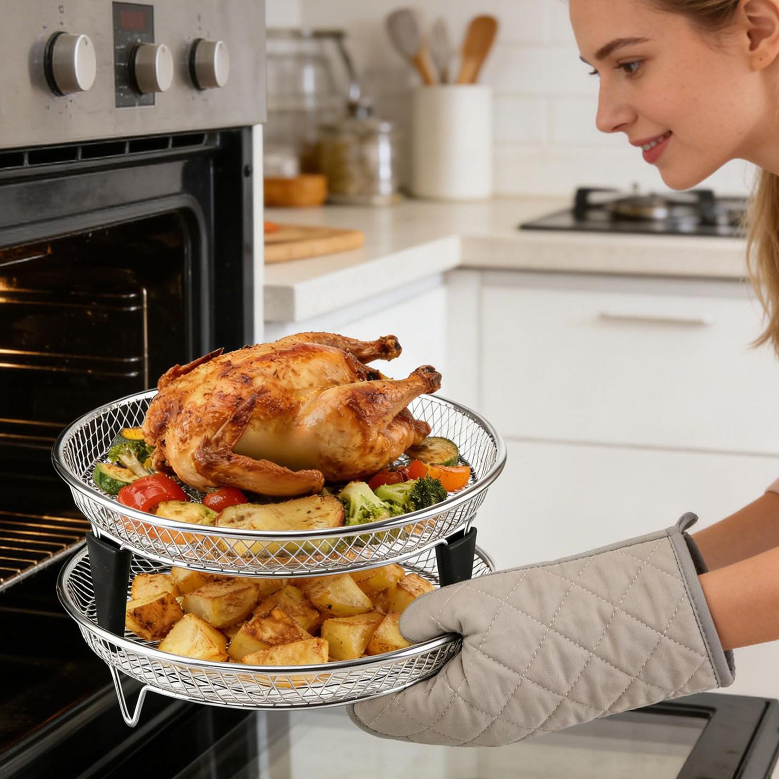 Air Fryer Accessories Stainles - огляд і ціна Commercial Kitchen Steamer