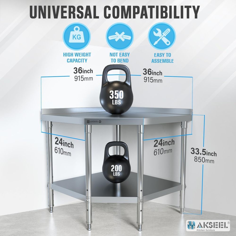 StainlSteel Work Table - ood P - огляд і ціна Commercial Kitchen Backsplash