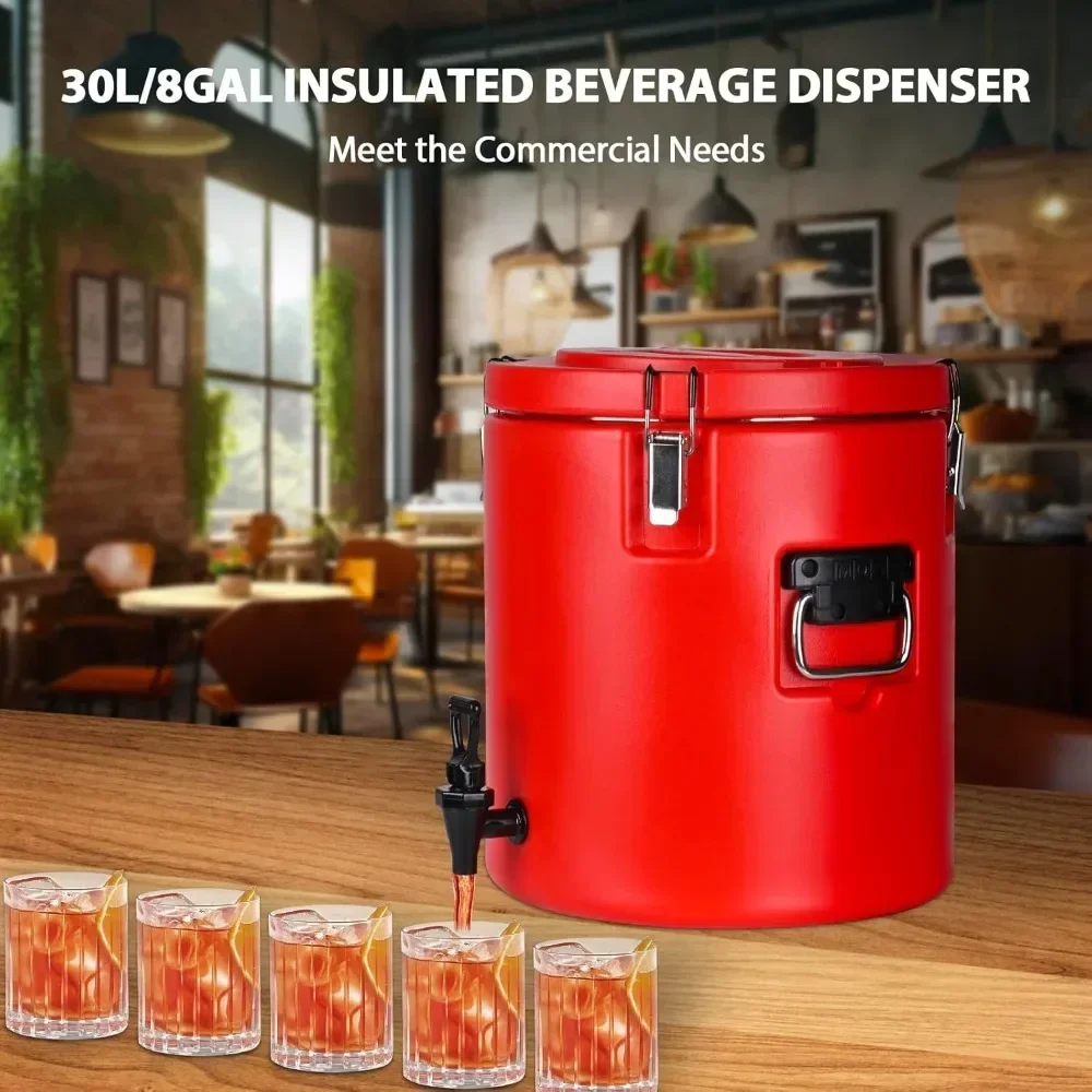 8 gal insulated beverage dispe - огляд і ціна Cold Drink Dispenser