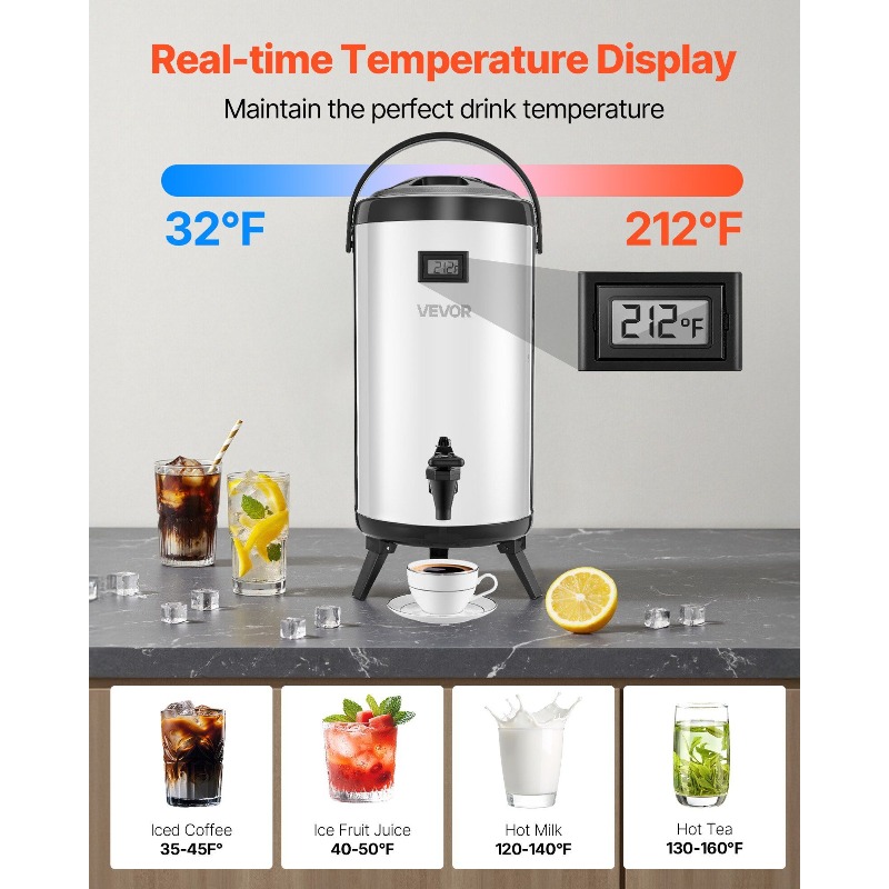Insulated Beverage Dispenser f - огляд і ціна Cold Drink Dispenser