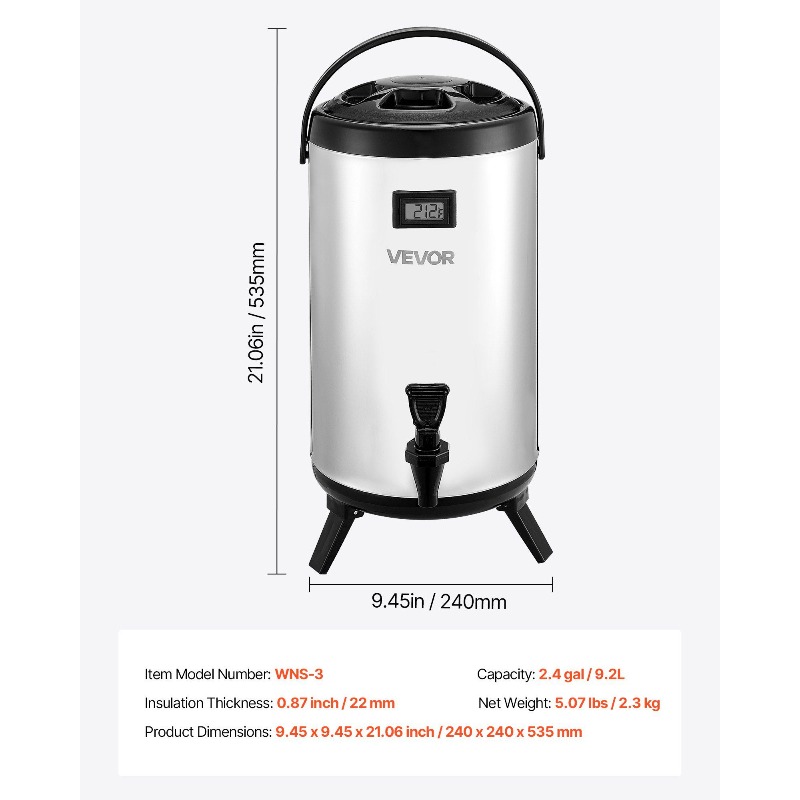 Insulated Beverage Dispenser f - огляд і ціна Cold Drink Dispenser
