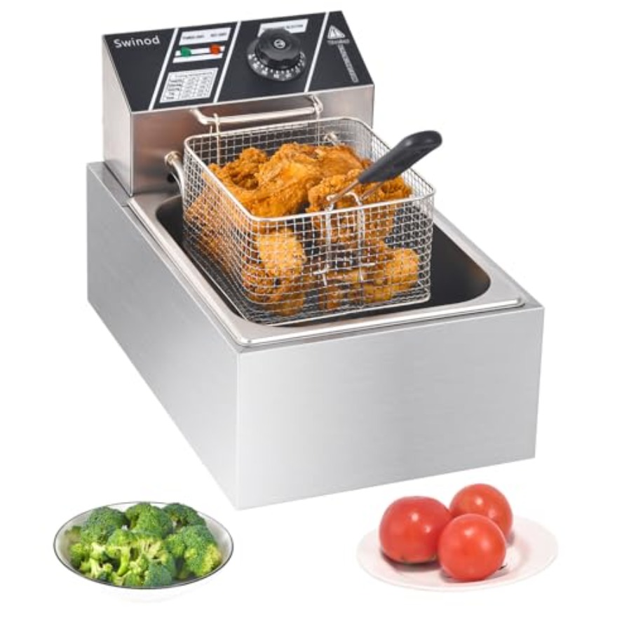 Electric Deep Fryer with Baske - огляд і ціна Deep Fryer Commercial