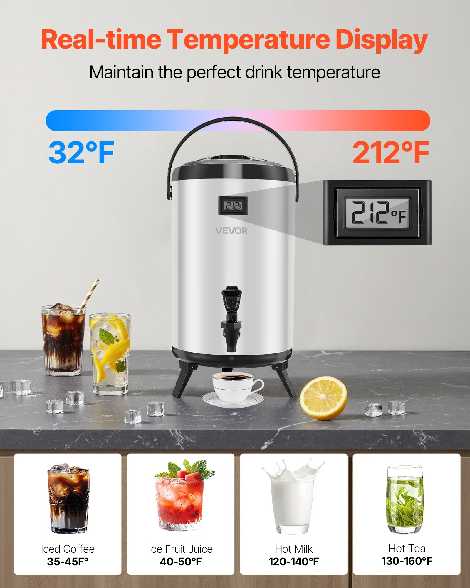 3.2 Gal Insulated Beverage Dis - огляд і ціна Cold Drink Dispenser