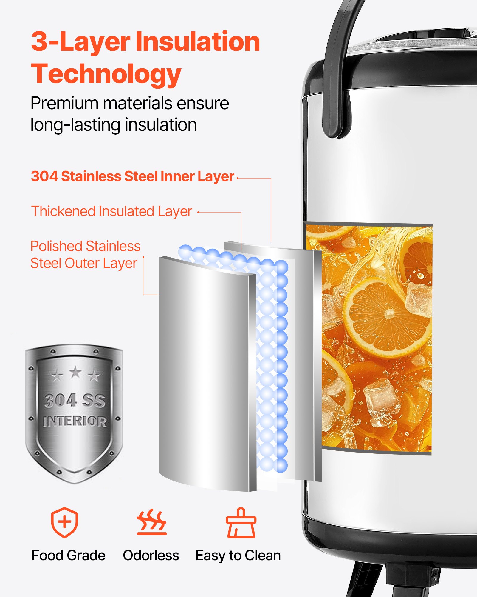 3.2 Gal Insulated Beverage Dis - огляд і ціна Cold Drink Dispenser
