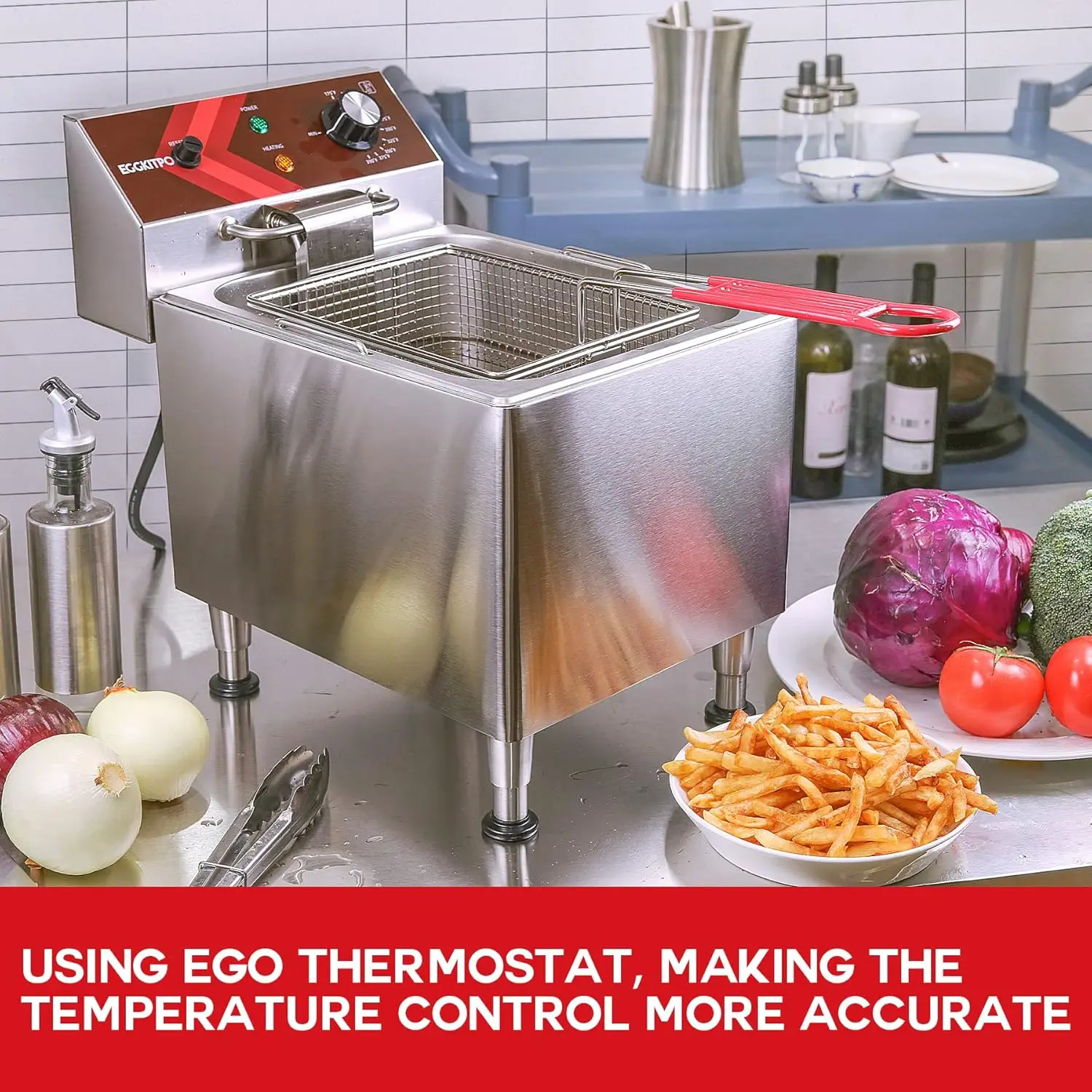 Deep Fryer with Basket Commerc - огляд і ціна Deep Fryer Commercial