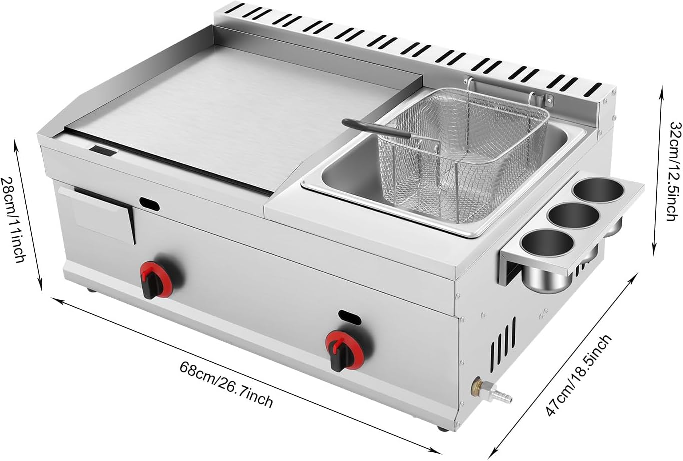 Deep-Frying Machine, 6L/1.59Ga - огляд і ціна Deep Fryer Commercial