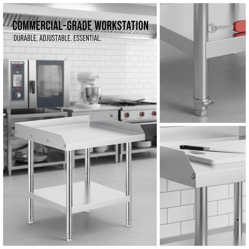 Metal Preparation Station 24 x - огляд і ціна Commercial Kitchen Backsplash