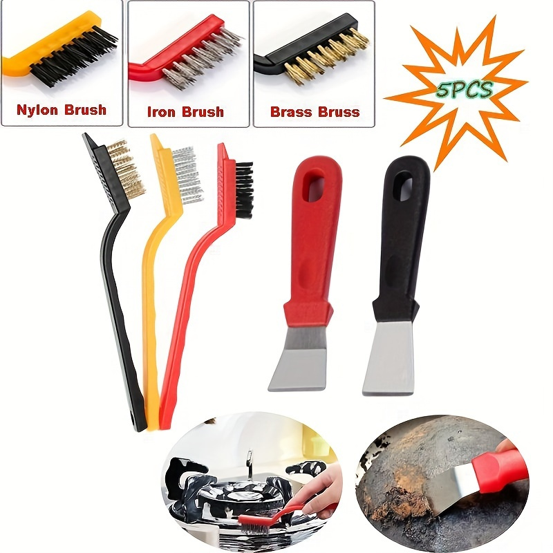 5-Piece Kitchen Cleaning Brush - огляд і ціна Commercial Kitchen Hood Cleaning