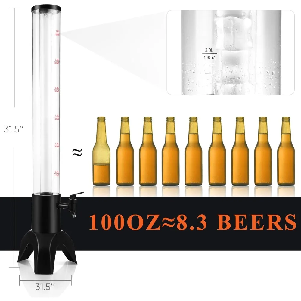 3pcs drink tower, 3l mimosa to - огляд і ціна Cold Drink Dispenser