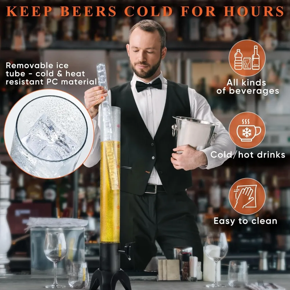 3pcs drink tower, 3l mimosa to - огляд і ціна Cold Drink Dispenser