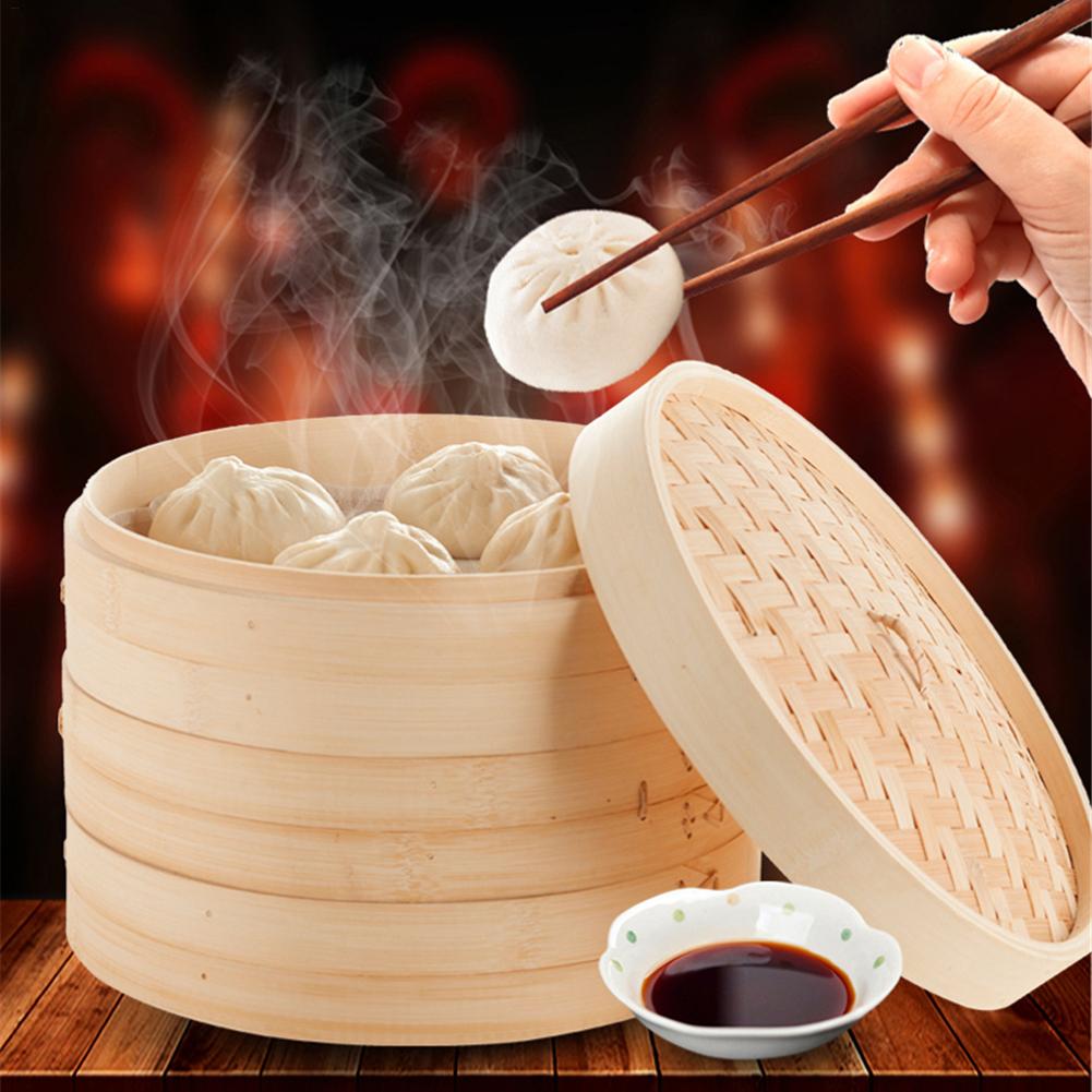 Bamboo Steamer Home Wooden Bam - огляд і ціна Commercial Kitchen Steamer