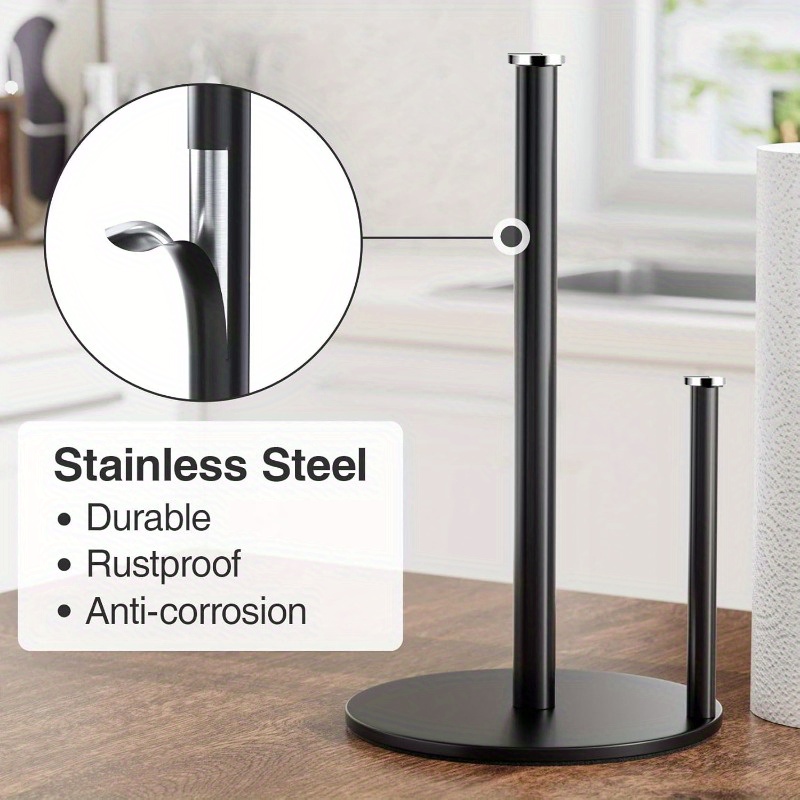 Paper Towel Holder Black, Prem - огляд і ціна Commercial Kitchen Towels