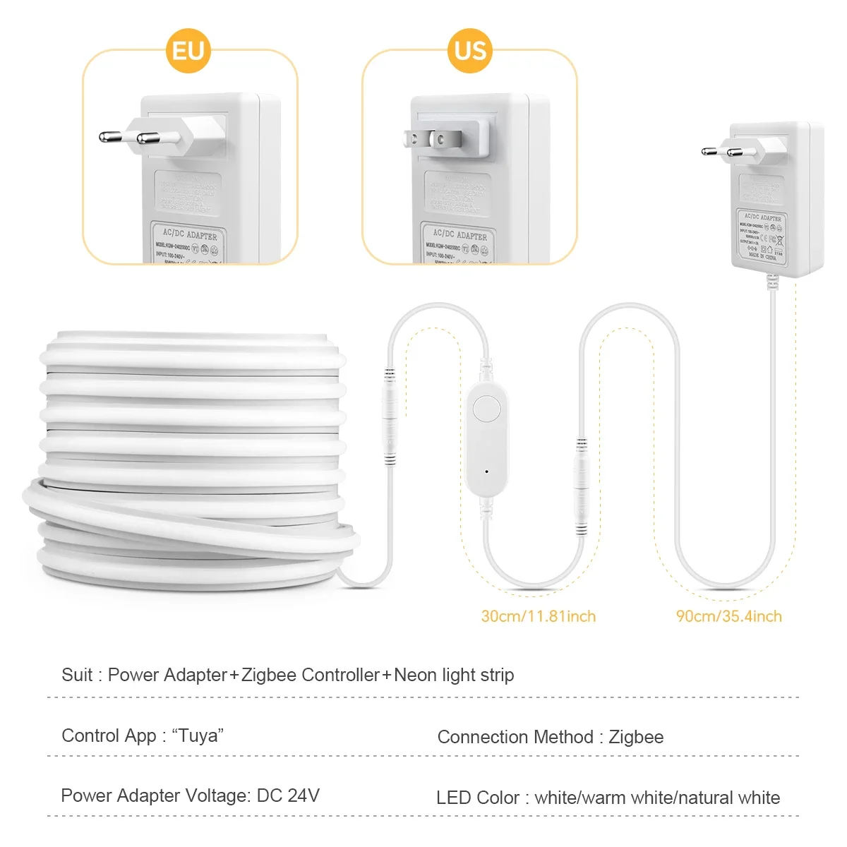Zigbee 3.0 24V Neon LED Strip  - огляд і ціна Commercial Kitchen Lights