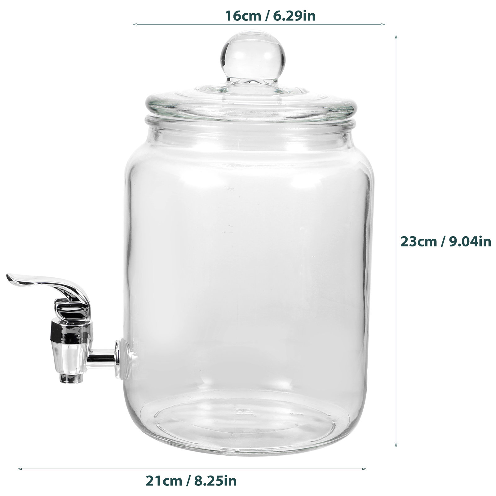 1L Glass Wine Jar with Tap Sea - огляд і ціна Cold Drink Dispenser
