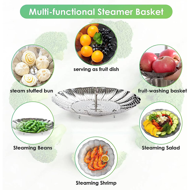 LMETJMA Expandable Stainless S - огляд і ціна Commercial Kitchen Steamer