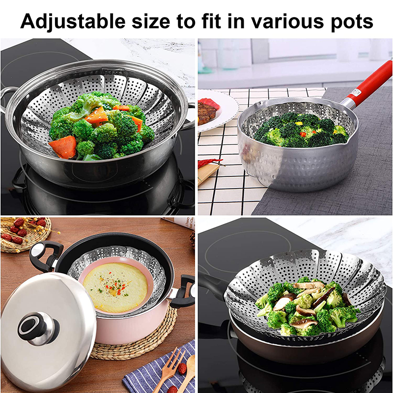 LMETJMA Expandable Stainless S - огляд і ціна Commercial Kitchen Steamer