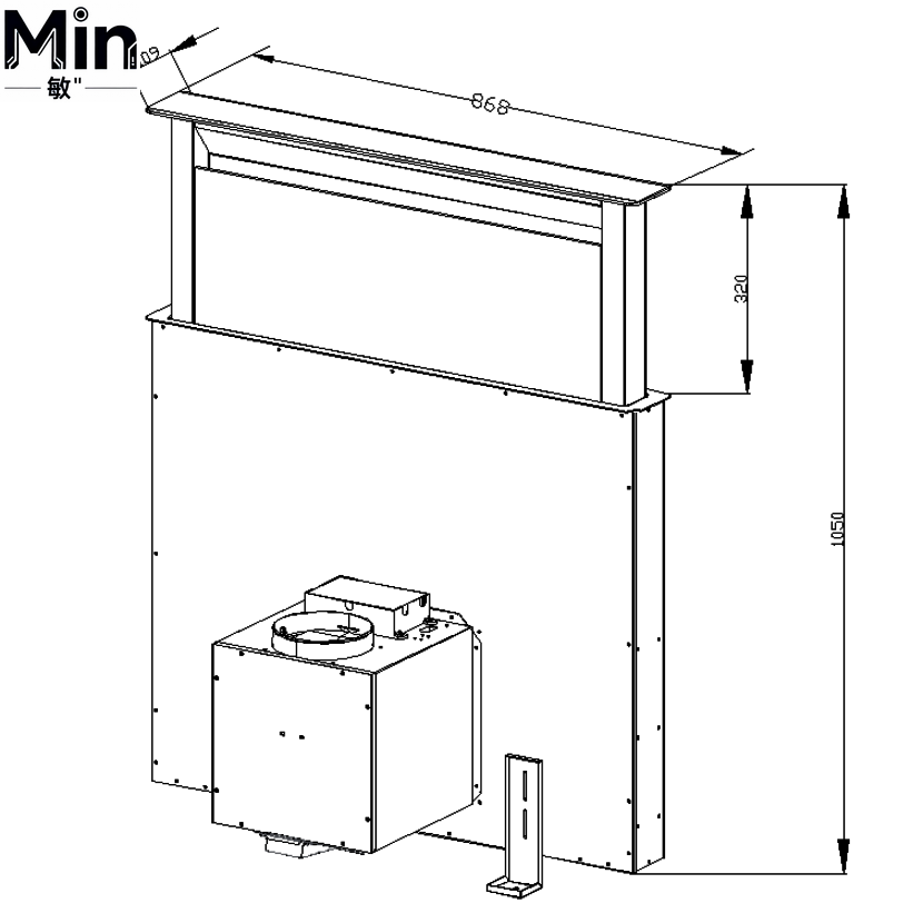 Built-In Downdraft Cooker Hood - огляд і ціна Commercial Kitchen Range Hood
