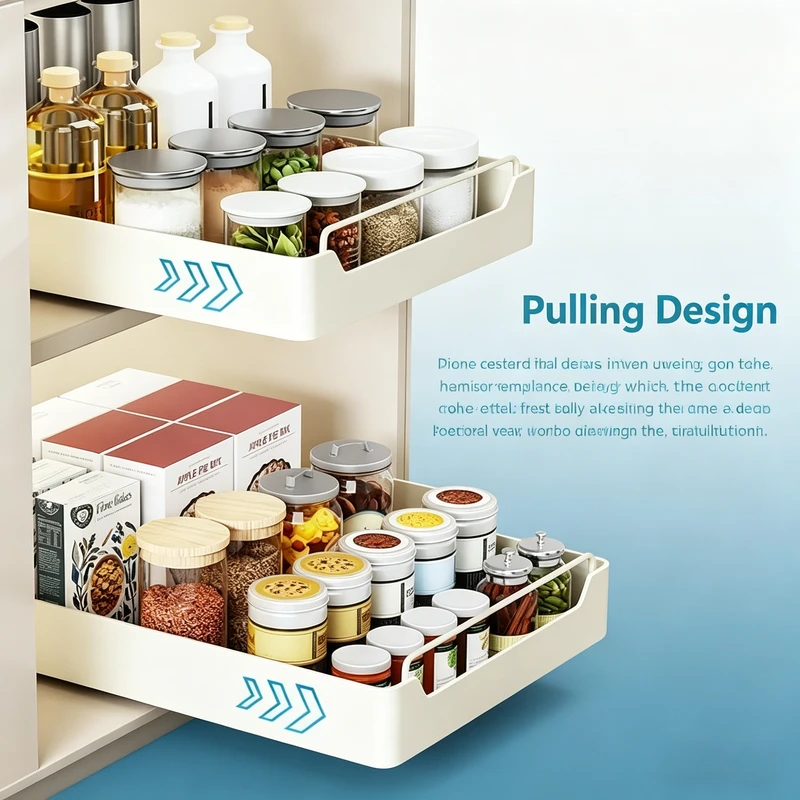2026 New Pull Out Spice Rack O - огляд і ціна Commercial Kitchen Swing Door